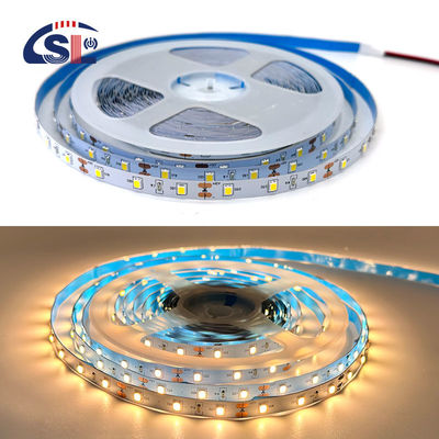 12В 60LED/м 2700K-3000K Одноцветный SMD 2835 Теплый белый светодиодный фонарь