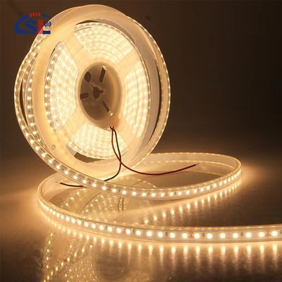180LEDs 10mm Высокая яркость 110v220v 3000K IP67 водонепроницаемая SMD2835 Светодиодная лента