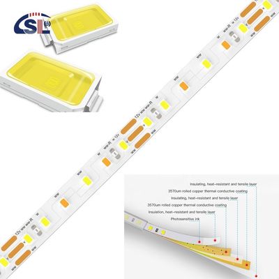 180LEDs 10mm Высокая яркость 110v220v 3000K IP67 водонепроницаемая SMD2835 Светодиодная лента