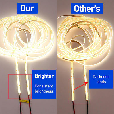 Гостиница DC12V24V 8mm10mm 480Leds 3000K4000K6500K высокая яркость гибкий COB светодиодный светодиодный свет для кухни гостиной