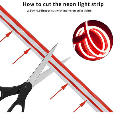 DC 12V Red LED Neon Flex с рабочим сроком службы 50000 и установкой подвесной установки