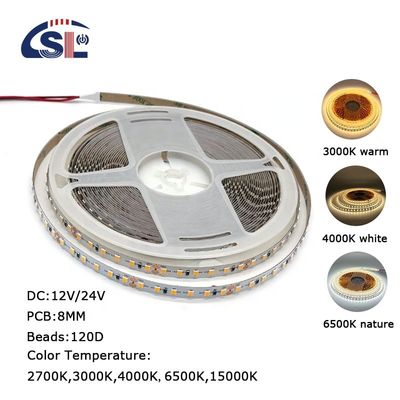 Электропластинка PCB 120Ds 8mm Ra 80 3000K-6500K Рабочая светодиодная световая лента для жилых помещений