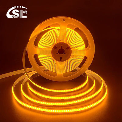 IP20 12V 24V Гибкий светодиодный светодиодный светодиодный светодиодный светодиод 8mm 320Leds Orange Waterproof Strip Light 3