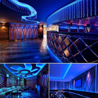 Освещение Высокая яркость DC12V24V 480leds 8mm Ice-Blue COB Led Strip Light с 3-