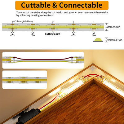 Кухня Гостиная Свет Нитки Высокая яркость 8 мм10 мм ширина 320LEDs 3000K4000K6500K