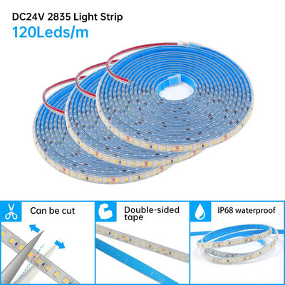 COB световой ленты 110v220v 8mm 120leds 4000K IP67 водонепроницаемая панель резки SMD2835 световой ленты