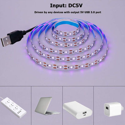 Светодиодные светодиоды 5V 8mm 120LEDs фиолетовый один разрез электропластина для ваших требований