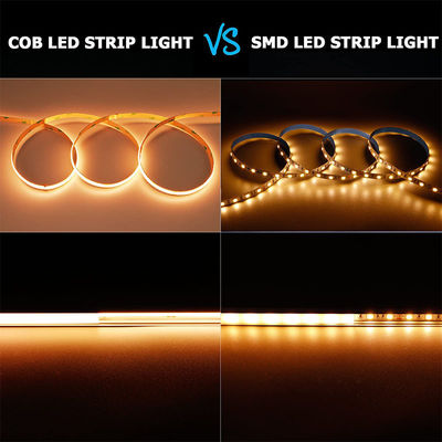 DC 24V водонепроницаемый 5V 8mm 320leds 1cm One Cut 4000K естественный гибкий COB светодиодный светодиод