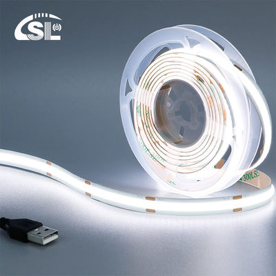 5v 320leds 8mm 6500K White COB Led Strip Light для жилого освещения с помощью управления переключателем