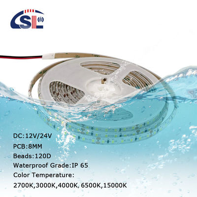 3M гибкий SMD2835 светодиодные светодиоды 3000K 4000K 6000K яркость IP65 Силиконовая лента