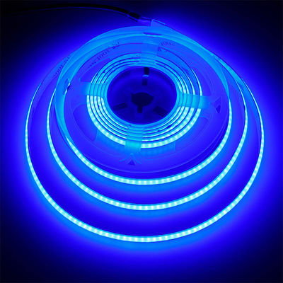 320 leds 8mm Синий гибкий COB светодиодный светодиодный светодиод для внутреннего и наружного декора -20 60C