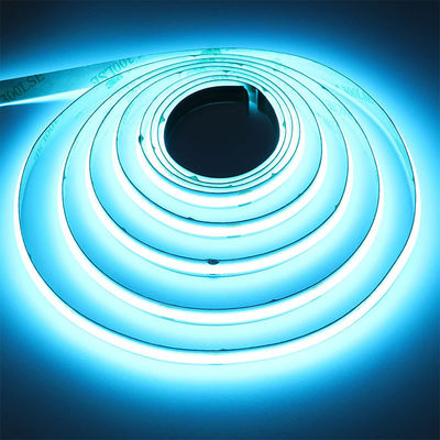 12v24v 8mm 320leds Ice-Blue Flexible COB Led Strip Light для освещения и проектирования схем