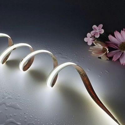 CCT COB светодиодный светодиодный светодиод DC12V24V 8mm10mm ширина 608leds 3000K 6500K для внутреннего декора