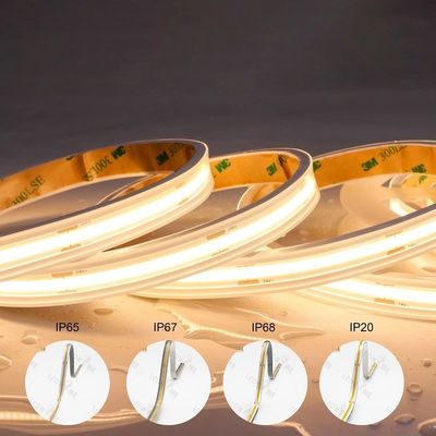CCT COB светодиодный светодиодный светодиод DC12V24V 8mm10mm ширина 608leds 3000K 6500K для внутреннего декора