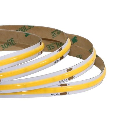 CCT COB светодиодный светодиодный светодиод DC12V24V 8mm10mm ширина 608leds 3000K 6500K для внутреннего декора