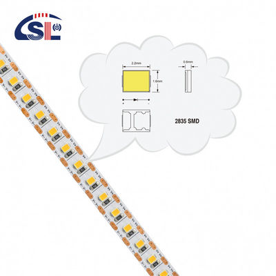 120LEDs 8mm 4000K естественный один свет один разрез IP65 водонепроницаемый SMD2835 светодиодный свет