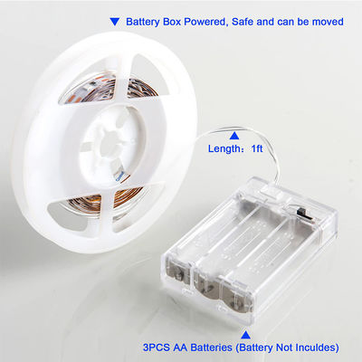 IP20 Высокая яркость 5V 8mm 120LEDs 6500K Белая гибкая электропластина SMD2835 Светодиодная лента