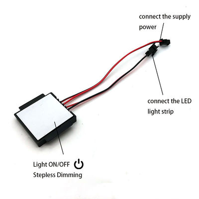 12V 24V 3A светодиодный зеркальный сенсорный сенсорный переключатель для 1-6 мм ртутного зеркала одноцветного трехцвета