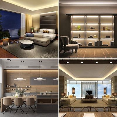 3000k 4000k 6500k CCT 3 Dimmable Cob Led Strip Light Для кухонного шкафа водонепроницаемый IP20