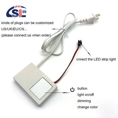 AC220V 1A 12W Smart Mirror Touch Sensor Dimmer Controller Switch для ванной комнаты гостиничного салона
