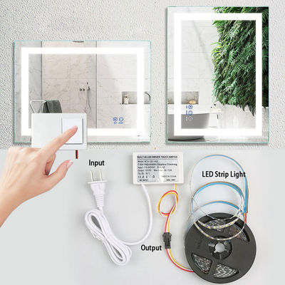 AC220V 1A 12W Smart Mirror Touch Sensor Dimmer Controller Switch для ванной комнаты гостиничного салона