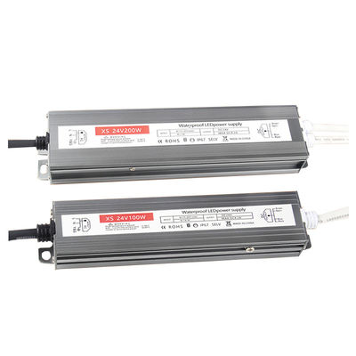 Одновыходной водонепроницаемый светодиодный драйвер 60-400W AC180-264V DC 12V 24V переключатель питания