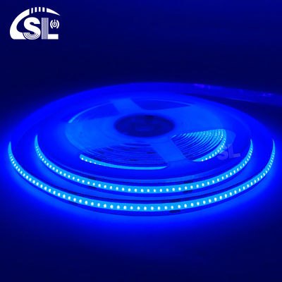 SL- COB-03208DB 8mm PCB Ширина 180 градусов Угол просмотра Синяя светодиодная световая полоса