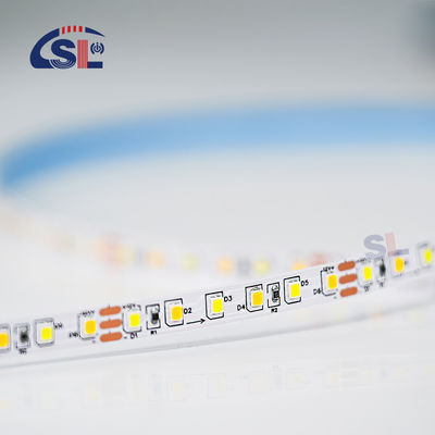 Внутреннее украшение Высокая яркость 12v24v 10mm 120leds 3000K-6500K CCT Гибкий двойной цветный светодиодный светодиодный светодиодный светодиод