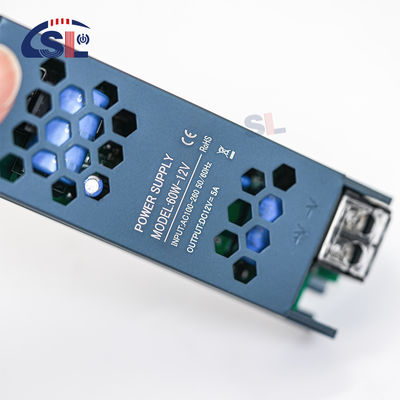 Внутренний тонкий и ультратонкий SMPS источник питания 5A Выходный ток 100-240V от переменного к постоянному 5V 12V 24V