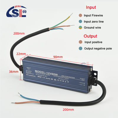 Водостойкий светодиодный драйвер AC/DC12V 24V для наружного освещения 36W 60W 100W 150W 200W 300W 400W