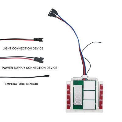 Дисплей 60 Вт временной температуры Slim DC12V 5A LED светодиодный зеркальный сенсорный сенсор Stepless Dimmer Switch