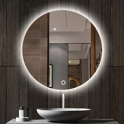 Сенсорный экран LED-зеркало для ванной с большим сенсорным переключателем и современным дизайном