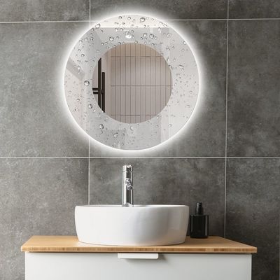 Сенсорный экран LED-зеркало для ванной с большим сенсорным переключателем и современным дизайном