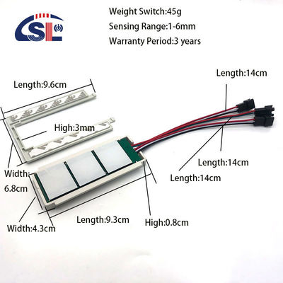 60W 5A DC12V одноцветный двойной сенсорный переключатель для зеркального радара