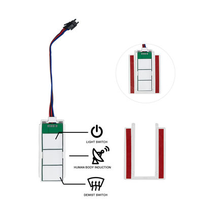 Настраиваемый 12V/24V 5A 60W/120W Rader PIR Датчик движения Световой переключатель светодиодный источник света 1NO/1NC переключатель Комбинация ванной