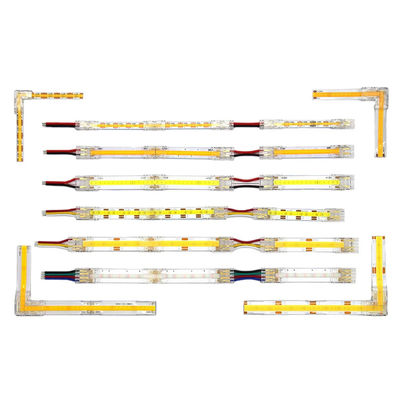 Hotel COB Mini Led Light Strip Wire Connectors 2 3 Pin Connection Solderless CCT 5 8 10mm LED Strip To Strip Wire Connector (Ледующая светодиодная лента для соединения проволоки)