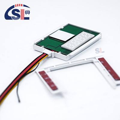 DC12V SL Разделенный однокнопка одноцветный сенсорный сенсорный переключатель Радар Время Температура дисплейный экран с скобками умные зеркала 12W 24W напряжение