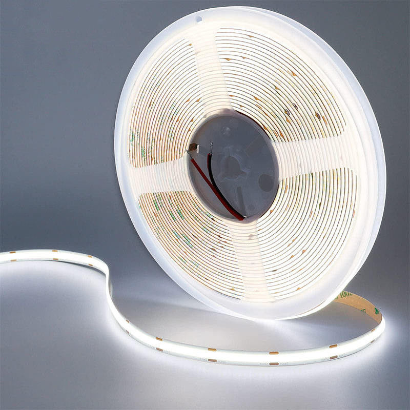 Не водонепроницаемый 12V24V 8mm10mm 480Leds 6500K Белый CE RoHs Гибкий COB светодиодный светодиод