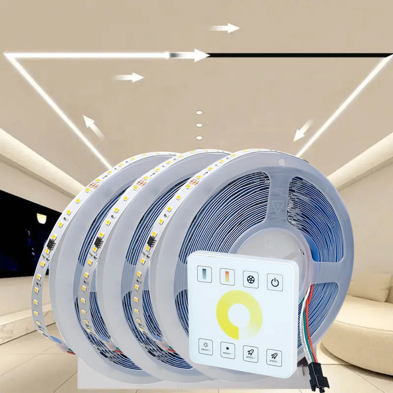 3- Текущая вода 12v24v 8mm 120leds 6500K Белая электропластина SMD2835 Светодиодный светодиодный свет
