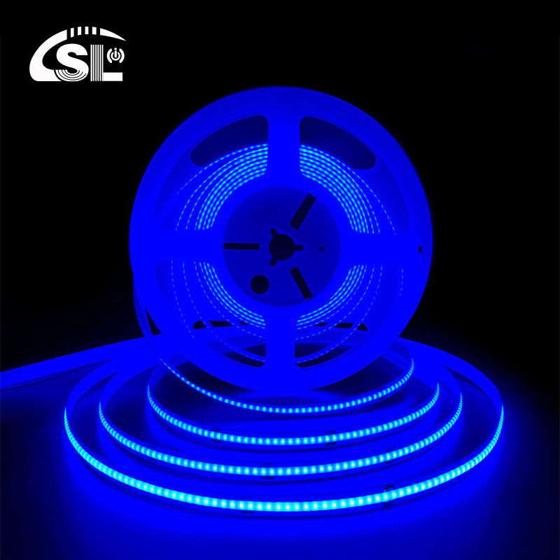 320Leds/m 12V24V Синий гибкий световой свет с водонепроницаемыми CE RoHs IP20 Ra90 COB Led