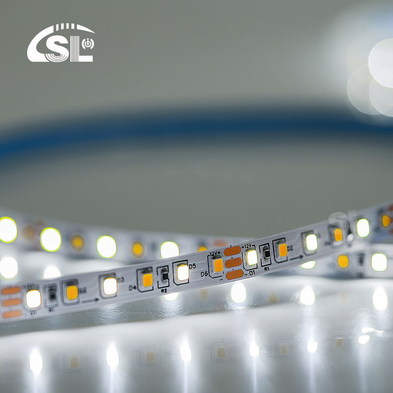 2835 CCT светодиодная лента 120LEDs двойная белая цветовая температура регулируемая для ваших продуктов