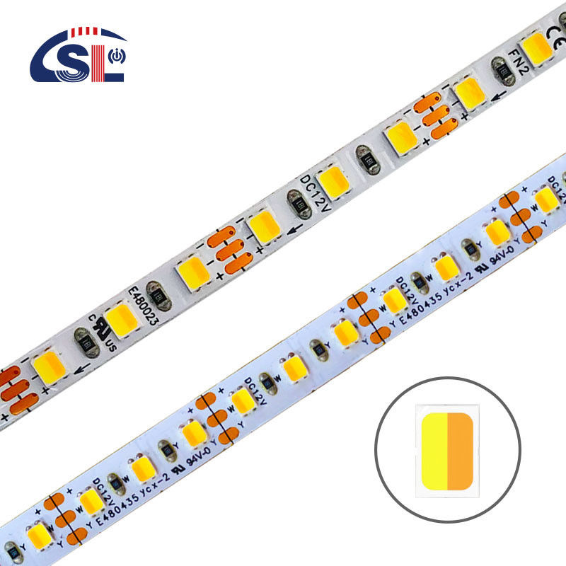 SMD2835 120LED 5mm 8mm CCT светодиодные ленты для декорации шкафов Линейный свет -20 60C