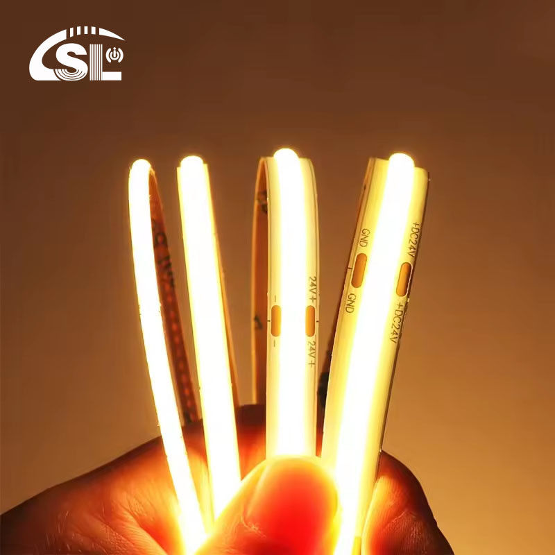 CE RoHs IP44 Ra80 COB Светодиодный светодиодный свет 8 мм Ширина 110V/220V 320Leds 3000K4000K6500K 3