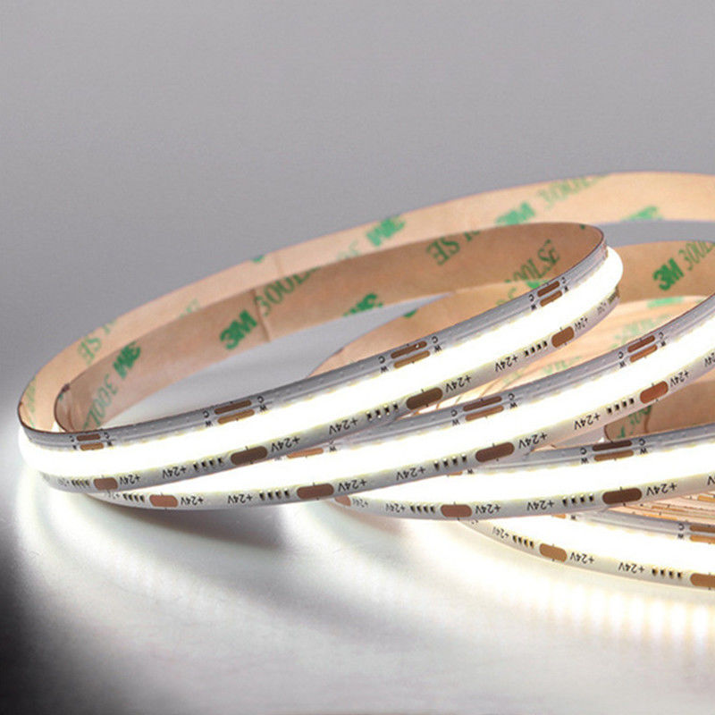 8mm10mm 320Leds Теплый натуральный белый гибкий COB светодиодный светодиодный свет для декорации гостиниц