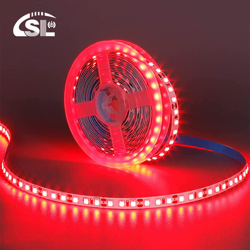 Длинный 12V 8mm 120leds Красная панель резки SMD2835 Светодиодная лента для коммерческого освещения