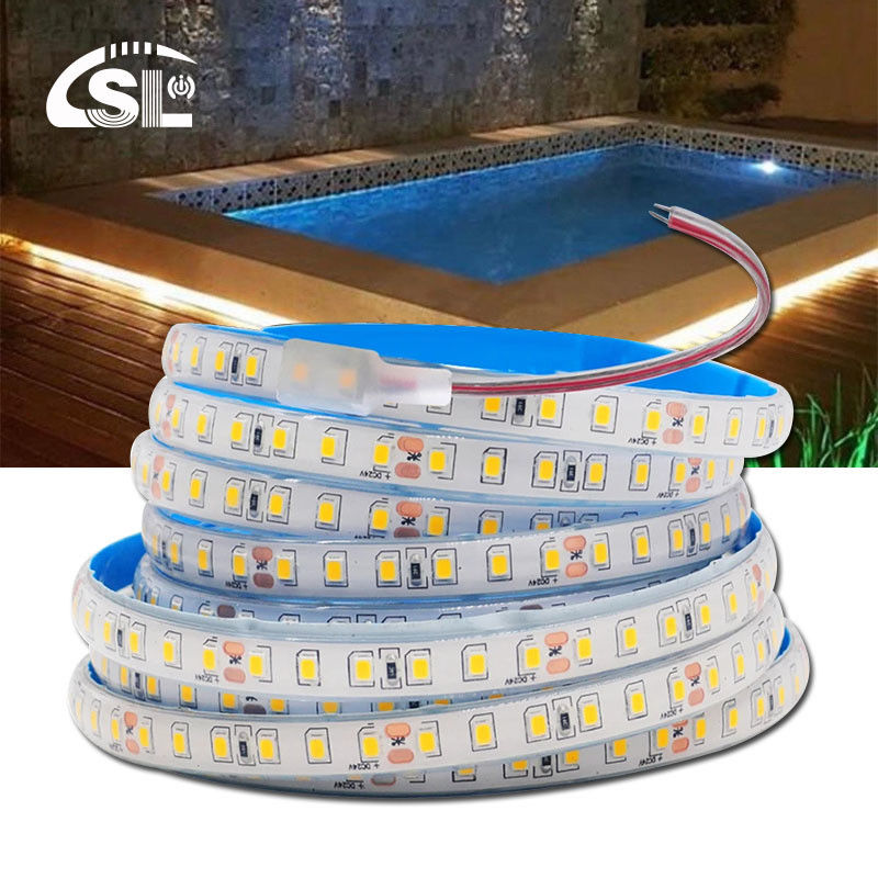 COB световой ленты 110v220v 8mm 120leds 4000K IP67 водонепроницаемая панель резки SMD2835 световой ленты