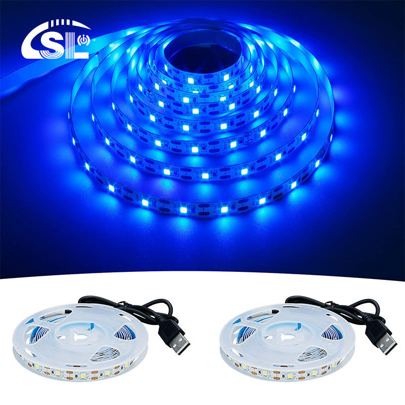 5V 8mm 120LEDs Синий светодиодный светодиодный светодиодный светодиод SMD2835 Идеально подходит для внутренних и наружных помещений
