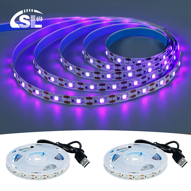 Светодиодные светодиоды 5V 8mm 120LEDs фиолетовый один разрез электропластина для ваших требований