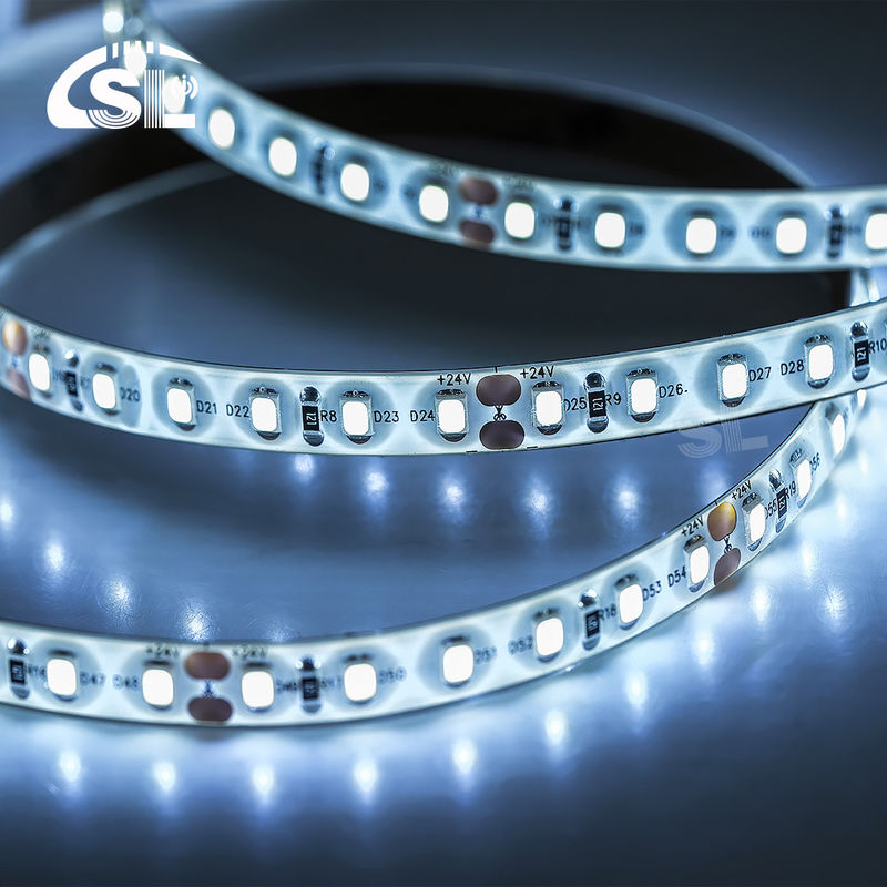 3- водонепроницаемый полный ПУ клей Красочный 120LEDS IP65 SMD2835 светодиодная полоса 12/24V 8 мм PCB