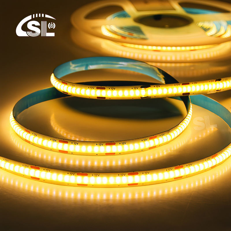 320 Led/M 480 Led/M Высокая плотность Cob Led Strip Light 12v 24v с световым потоком 880lm